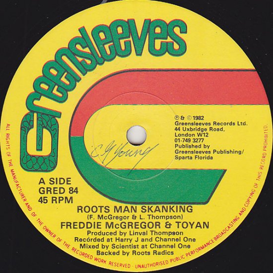Freddie McGregor / Roots Man Skanking LP