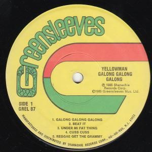 GALONG GALONG GALONG / YELLOWMAN - STAMINA RECORDS / VINTAGE