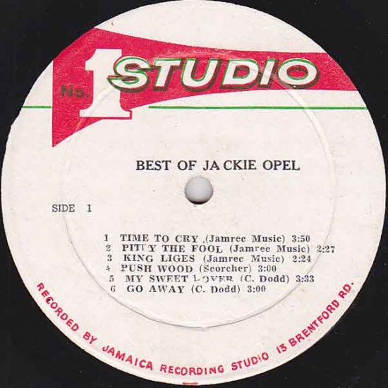 THE BEST OF JACKIE OPEL / JACKIE OPEL - STAMINA RECORDS / VINTAGE 