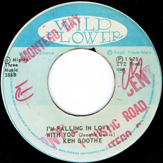 I'M FALLING IN LOVE WITH YOU / KEN BOOTHE - STAMINA RECORDS