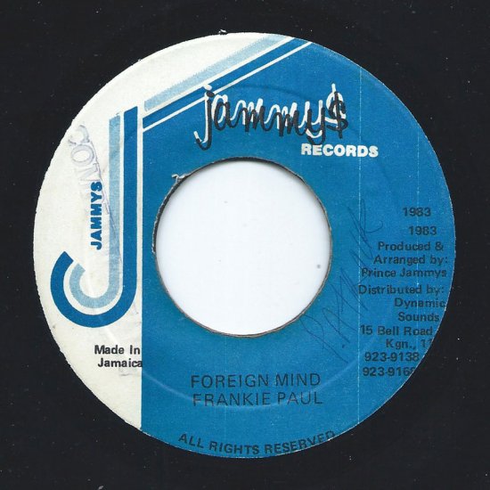 FOREIGN MIND / FRANKIE PAUL - STAMINA RECORDS / VINTAGE REGGAE