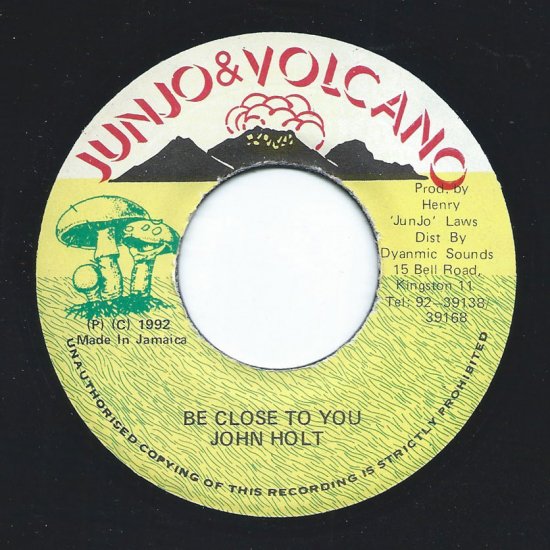 BE CLOSE TO YOU / JOHN HOLT - STAMINA RECORDS / VINTAGE REGGAE RECORD SHOP