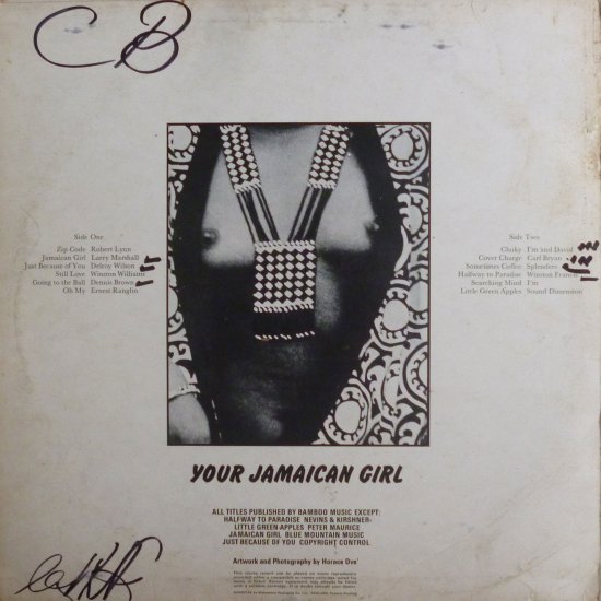 YOUR JAMAICAN GIRL / V.A. - STAMINA RECORDS / VINTAGE REGGAE