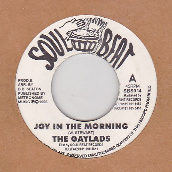 RE-USED】JOY IN THE MORNING / THE GAYLADS【RE-USED】SHE WANT IT 