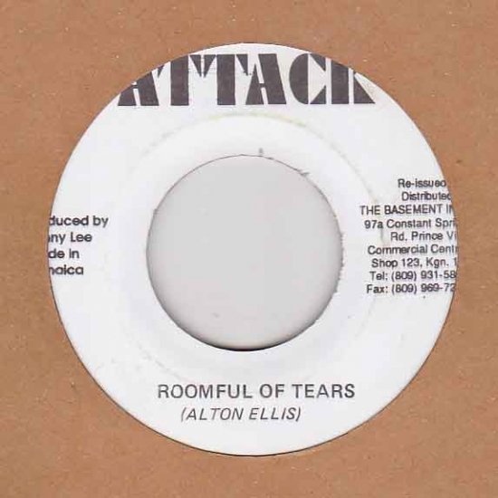 【RE-USED】A:ROOMFUL OF TEARS / ALTON ELLIS【RE-USED】B:CAN I CHANGE MY MIND /  ALTON ELLIS - STAMINA RECORDS / VINTAGE REGGAE RECORD SHOP