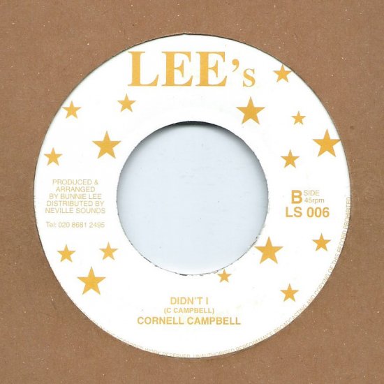 RE-USED】A:MY CONFESSION / CORNELL CAMPBELL【RE-USED】B:DIDN