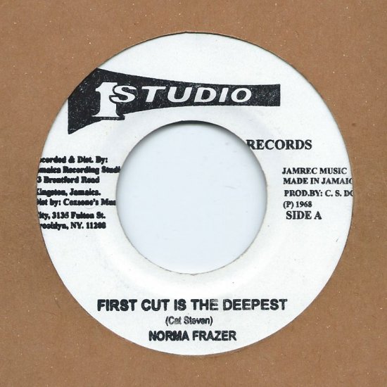 RE-USED】FIRST CUT IS THE DEEPEST / NORMA FRAZER - STAMINA RECORDS