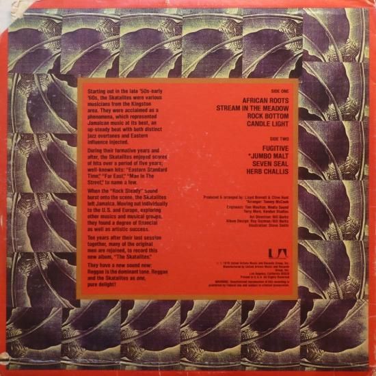 THE SKATALITES / AFRICAN ROOTS スカタライツ AFRICAN ROOTS / THE SKATALITES - STAMINA RECORDS / VINTAGE