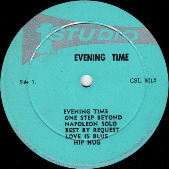 EVENING TIME / JACKIE MITTOO AND THE SOUL VENDORS - STAMINA