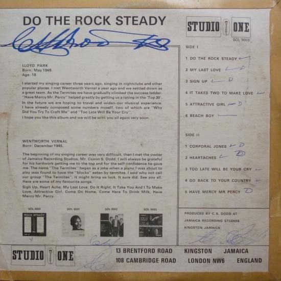 DO THE ROCK STEADY / THE TERMITES - STAMINA RECORDS