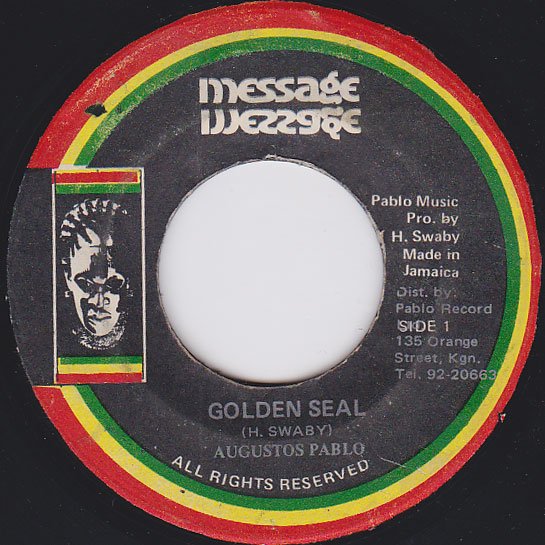 A:GOLDEN SEAL / AUGUSTUS PABLOB:MYHRR IN DUB / PABLO AND SYNDICATE BAND -  STAMINA RECORDS / VINTAGE REGGAE RECORD SHOP