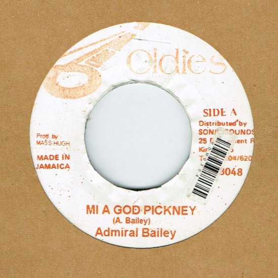 【RE-USED】MI A GOD PICKNEY / ADMIRAL BAILEY - STAMINA RECORDS / VINTAGE  REGGAE RECORD SHOP