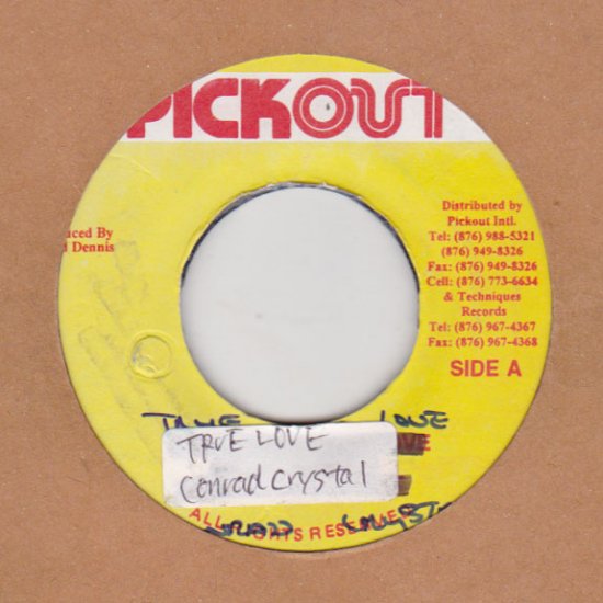 RE-USED】TRUE LOVE / CONRAD CRYSTAL - STAMINA RECORDS / VINTAGE