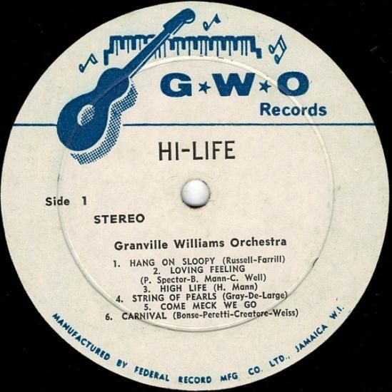 HI-LIFE / GRANVILLE WILLIAMS ORCHESTRA - STAMINA RECORDS / VINTAGE 