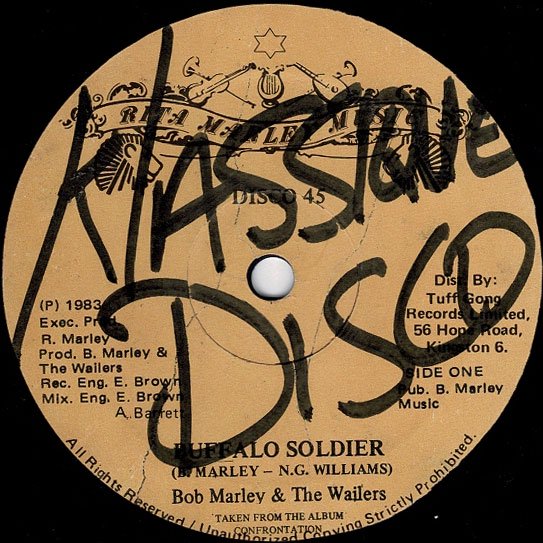 Colonial Metode Sorg BUFFALO SOLDIER / BOB MARLEY & THE WAILERS - STAMINA RECORDS / VINTAGE  REGGAE RECORD SHOP
