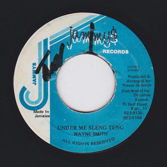 UNDER ME SLENG TENG / WAYNE SMITH - STAMINA RECORDS / VINTAGE