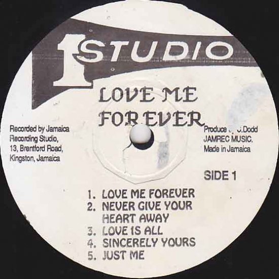 RE-USED】LOVE ME FOREVER / CARLTON AND THE SHOES - STAMINA RECORDS / VINTAGE  REGGAE RECORD SHOP