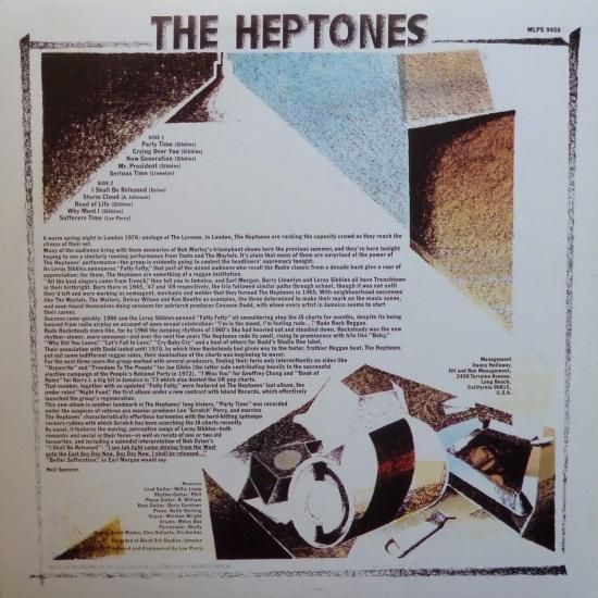 名盤☆レゲエ The Heptones/ I Shall Be Released I Shall Be