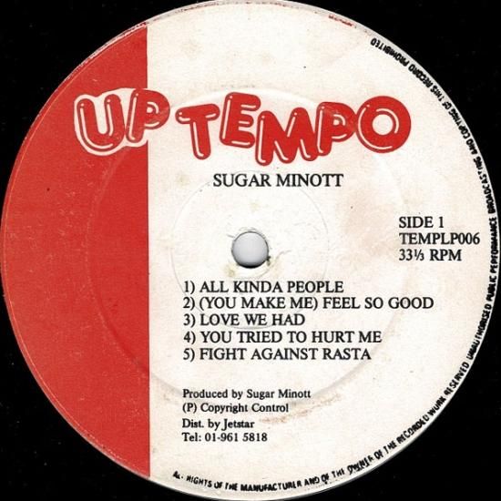 レゲエレコード洋楽Sugar Minott and The African Brothers