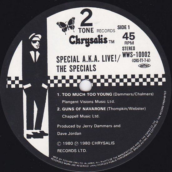 THE SPECIAL A.K.A. LIVE! / THE SPECIALS feat RICO RODRIGUEZ 