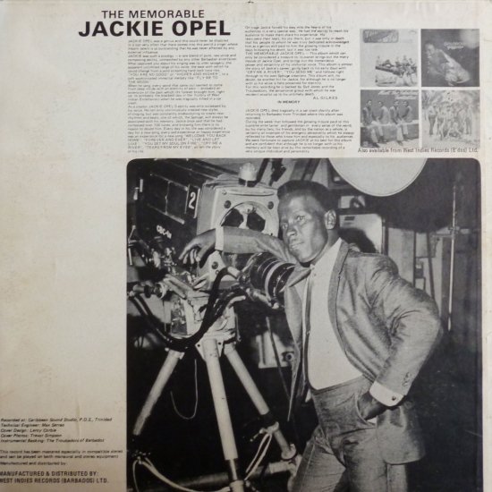 THE MEMORABLE JACKIE OPEL / JACKIE OPEL - STAMINA RECORDS ...