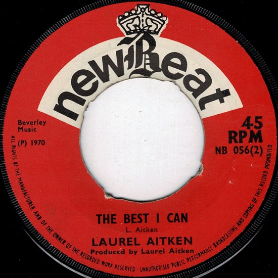 A:I'LL NEVER LOVE ANY GIRL / LAUREL AITKENB:THE BEST I CAN / LAUREL ...