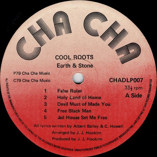 KOOL ROOTS / EARTH & STONE - STAMINA RECORDS / VINTAGE REGGAE