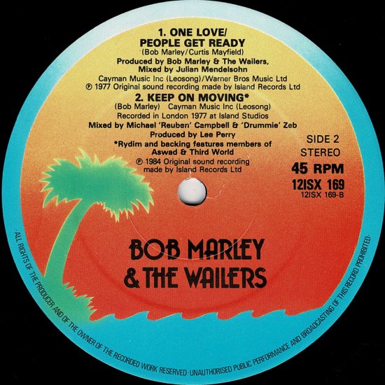 A:ONE LOVE/PEOPLE GET READY DUB VERSION / BOB MARLEY AND THE