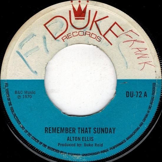 信頼も厚い A:REMEMBER INSTRUMENTAL LICK ELLISB:LAST ALTON / SUNDAY THAT その他