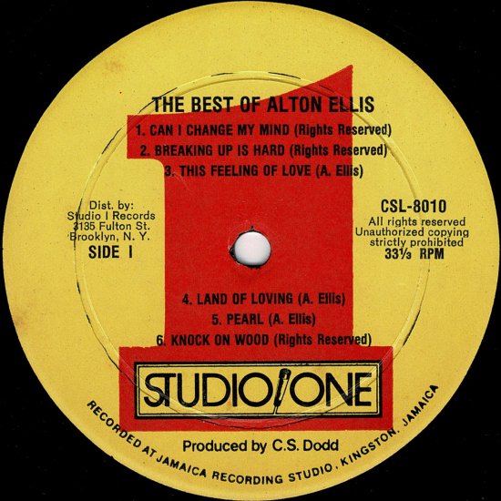 Alton Ellis THE BEST OF ALTON ELLIS ska - 洋楽