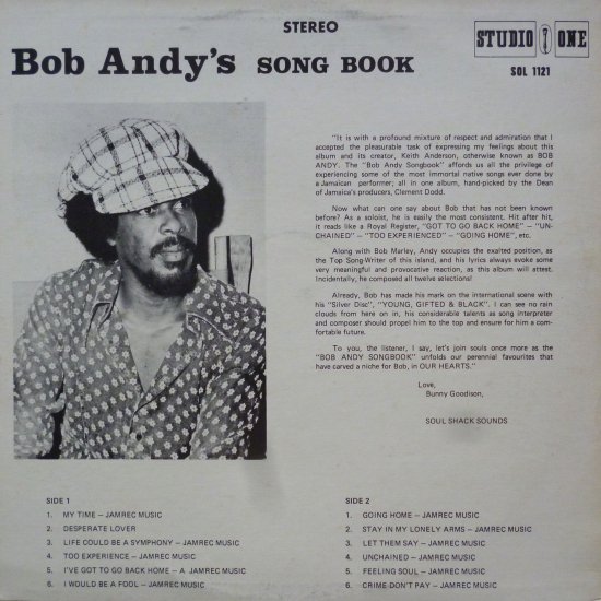 BOB ANDY'S - SONG BOOK レコード LP ska - 洋楽