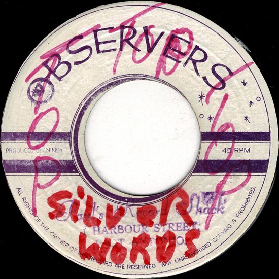 SILVER WORDS / KEN BOOTHE - STAMINA RECORDS / VINTAGE REGGAE