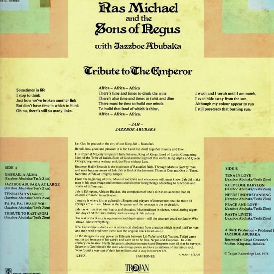 TRIBUTE TO THE EMPEROR RASTAFORI / RAS MICHAEL & THE SONS OF