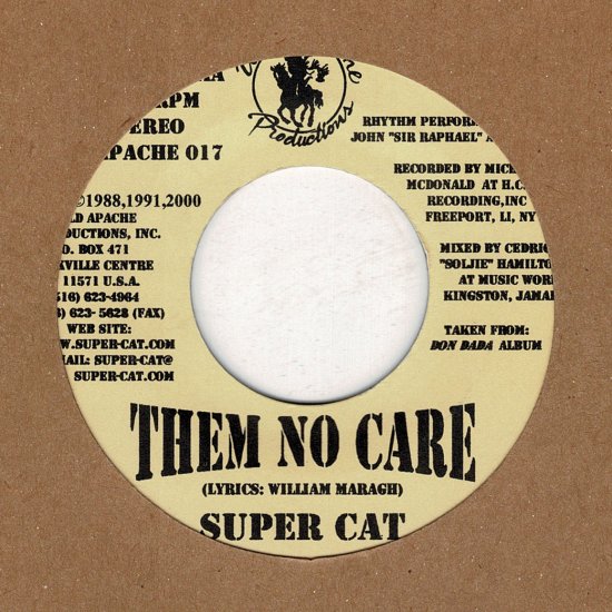 RE-USED】B:THEM NO CARE / SUPER CAT【RE-USED】A:JAH RUN