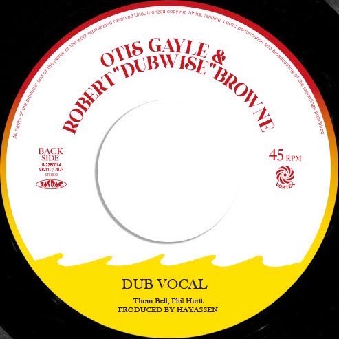 A:I'LL BE AROUND / OTIS GAYLE & ROBERT “DUBWISE” BROWNEB:DUB VOCAL 