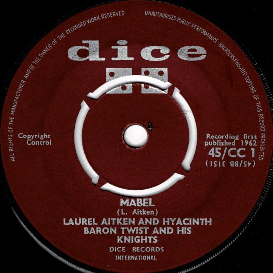 A:MABEL / LAUREL AITKENB:YOU GOT ME ROCKIN' / LAUREL AITKEN - STAMINA ...