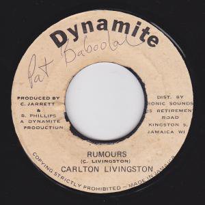 RUMOURS / CARLTON LIVINGSTON - STAMINA RECORDS / VINTAGE REGGAE