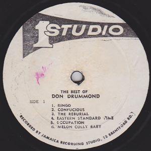 THE BEST OF DON DRUMMOND / DON DRUMMOND   STAMINA RECORDS