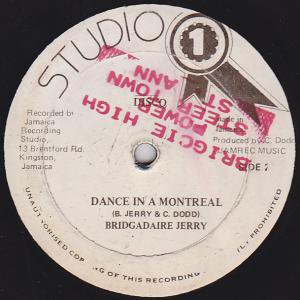 A:DANCE IN A MONTREAL / BRIGADIER JERRYB:WAXIE MAXIE / ROLAND ALPHONSO &  CARIBJAMER - STAMINA RECORDS / VINTAGE REGGAE RECORD SHOP