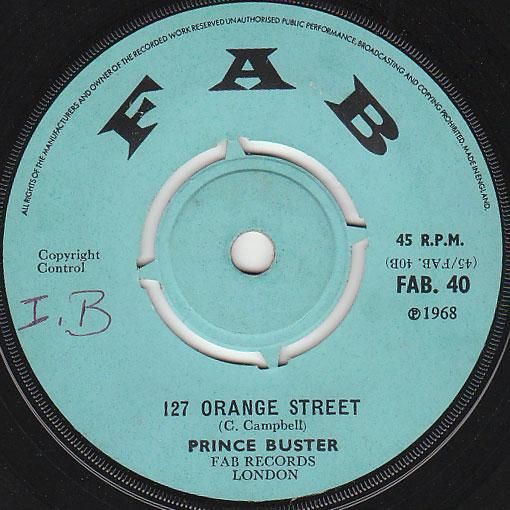 A:ROUGH RIDER / PRINCE BUSTER & ALL STARSB:127 ORANGE STREET 