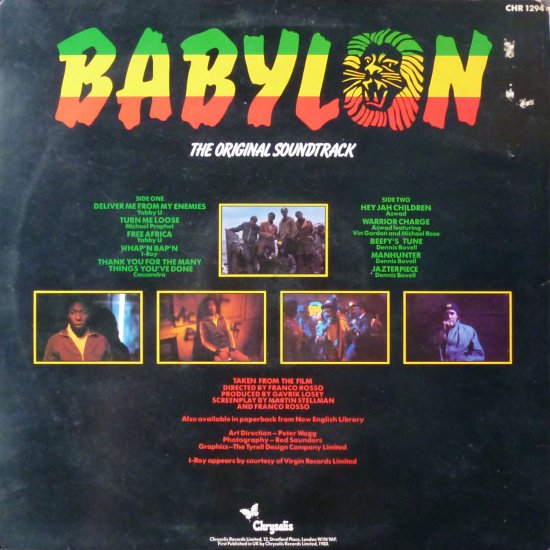 BABYLON THE ORIGINAL SOUNDTRACK / V.A. - STAMINA RECORDS / VINTAGE 