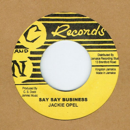 【RE】A:SAY SAY BUSINESS / JACKIE OPEL【RE】B:PEOPLE'S BUSINESS / SHENLEY  DUFFUS - STAMINA RECORDS / VINTAGE REGGAE RECORD SHOP