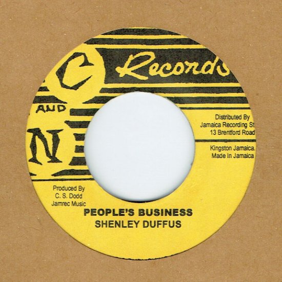 【RE】A:SAY SAY BUSINESS / JACKIE OPEL【RE】B:PEOPLE'S BUSINESS / SHENLEY  DUFFUS - STAMINA RECORDS / VINTAGE REGGAE RECORD SHOP