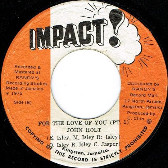 FOR THE LOVE OF YOU / JOHN HOLT - STAMINA RECORDS / VINTAGE
