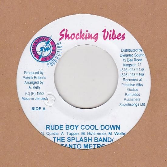 RE-USED】RUDE BOY COOL DOWN / TANTO METRO & THE SPLASH BAND 