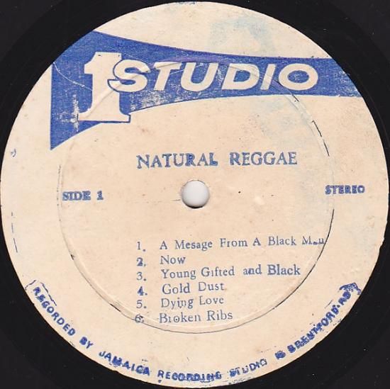 LP盤NATURAL REGGAE