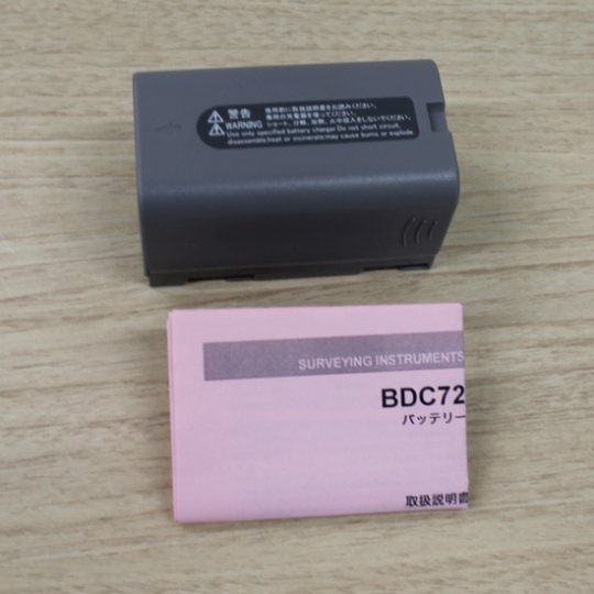 BDC72 ソキア純正 バッテリー (BDC70の後継バッテリー) - 測量用品 ...