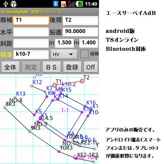 エースプロジェクト 測量ソフトA-survey CE、A-note CE エースプロジェクト 測量ソフトA-survey CE、A-note CE