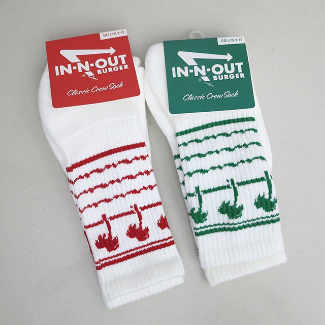 IN-N-OUT Burger : Socks ソックス Size 9-12 - INSIDE ONLINE STORE