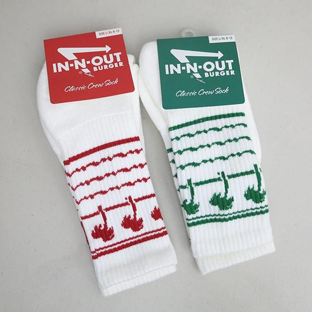 IN-N-OUT Burger : Socks ソックス Size 9-12 - INSIDE ONLINE STORE
